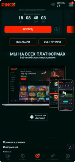 Казино Пинко на деньги
